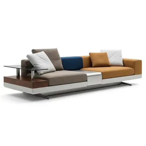 Modern Sofa Design: Sleek & Minimalist | Earth Tones & Functional Style