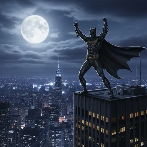 Batman Defeated: A Hero’s Triumph on the Rooftop