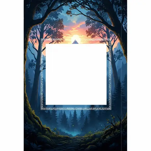 Final Thought Book Back Cover Design with Blank White Square