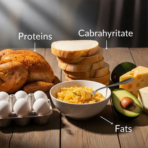 Proteins, Carbs & Fats: Food Guide