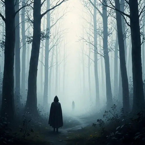 Enchanted Forest Impressionist Painting