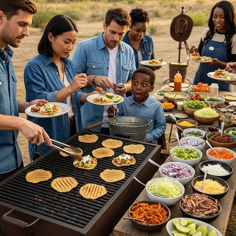 Authentic Tostadas Recipes | Cooking Diversity Outdoor Scene