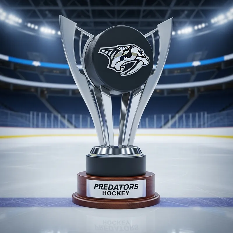 Predators Hockey Trophy - Silver Design | Niche Sports Competition