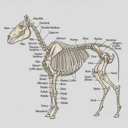 Detailed Horse Skeletal Anatomy | Study Horse Bone Structure