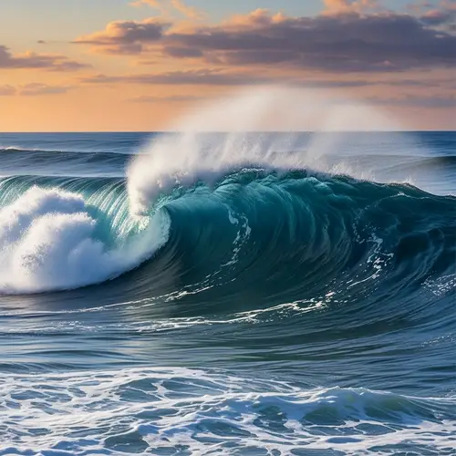 Abstract Ocean Waves | Captivating Sea Scene