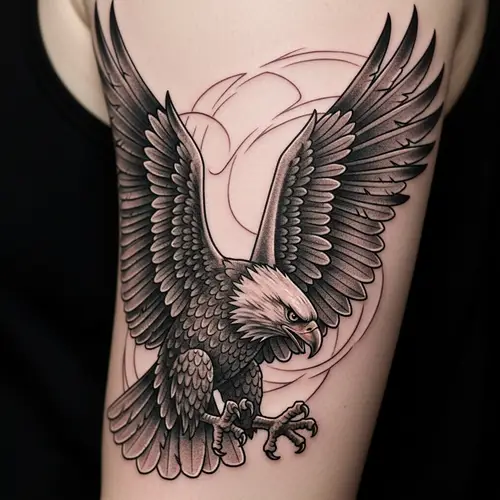 Adler Tattoo Design: Power and Freedom in Flight