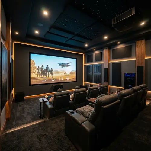 Modern Home Theater Interior Design Ideas