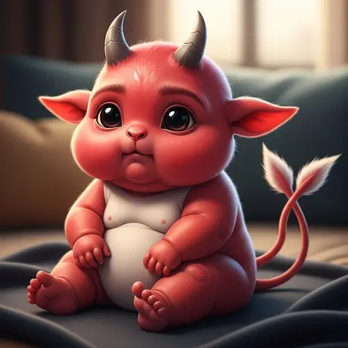 Realistic Baby Devil – Mythical Charm