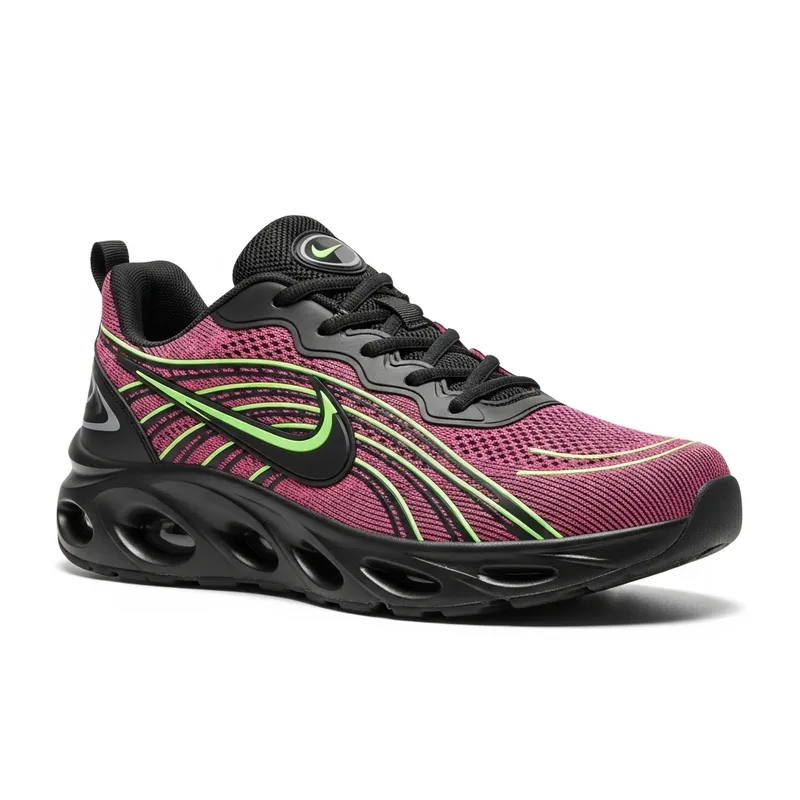 Vibrant Sneakers with Sleek Swoosh Designs Vibrant Sneakers with Sleek Swoosh Designs