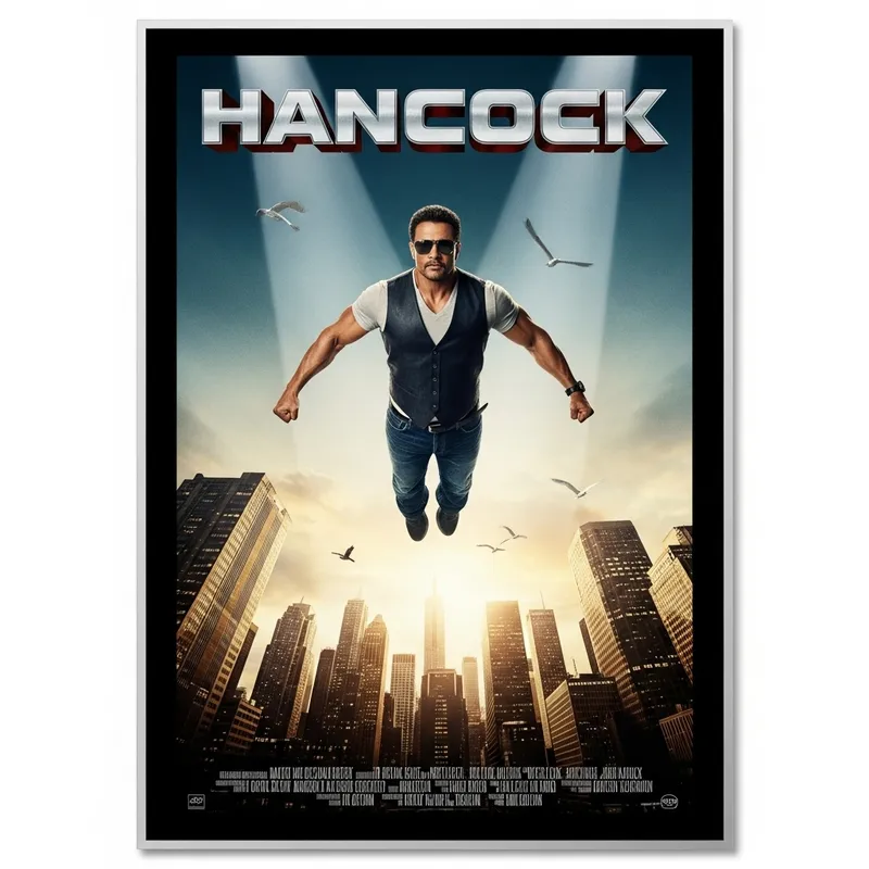 Hancock Film Poster - A Stunning Visual Showcase