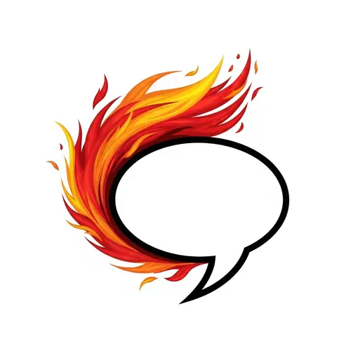 Dynamic Flame & Communication Logo Design