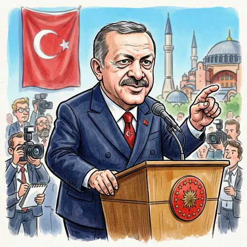 Recep Tayyip Erdoğan Caricature Art