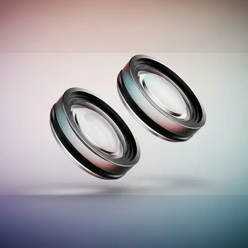 Optical Glasses Lenses | Clean Perspective View