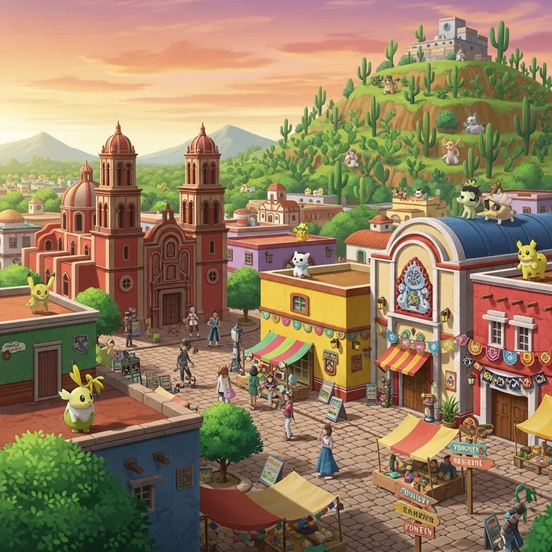 Mexican Pokemon Region: Vibrant Culture & Lush Landscapes