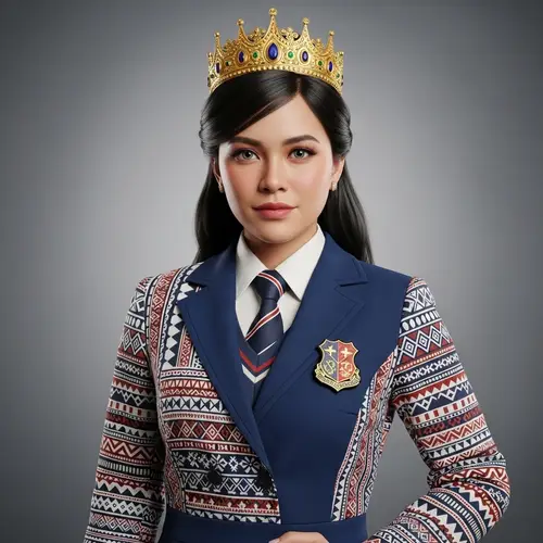 Filipina Princess in Magic Academia Uniform | Royal Student