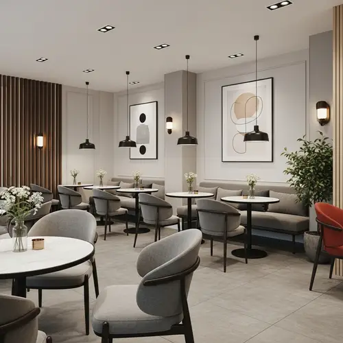 Modern Minimalist Café Interior Design Ideas