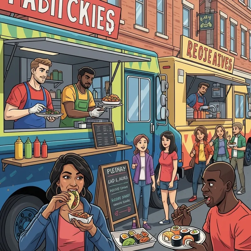 Explore a Thriving Multicultural Street Food Culture
