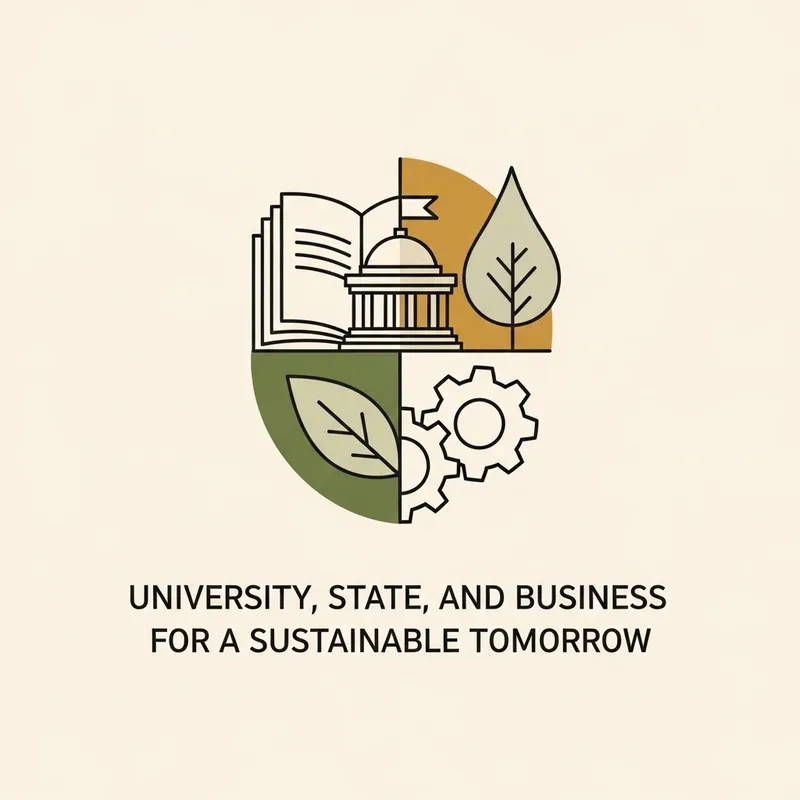 Minimalist Logo for Sustainable Tomorrow Event