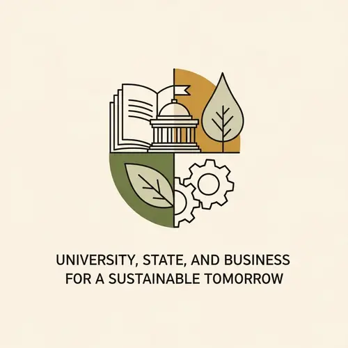 Minimalist Logo for Sustainable Tomorrow Event