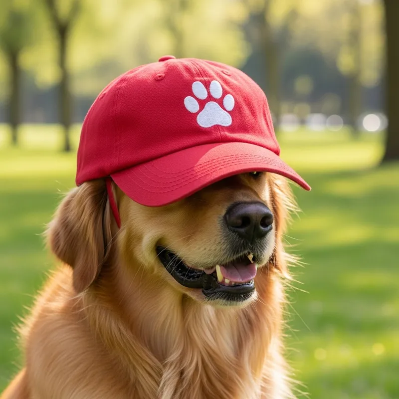 Perro Con Sombrero Color Rojo - Cute Dog Hats