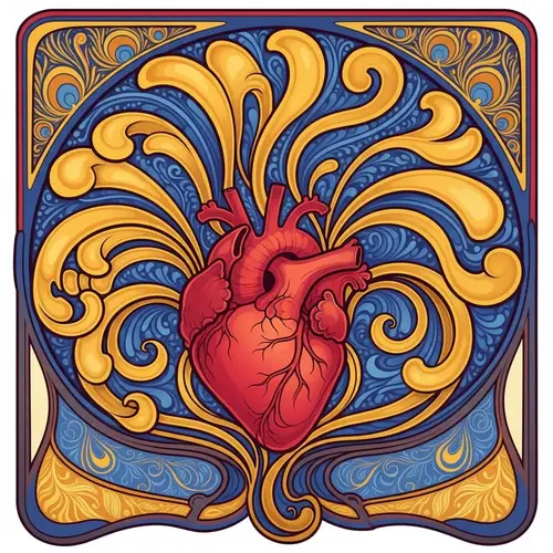 Vibrant Symbol of Love: Joyful Artwork Prior to 1912