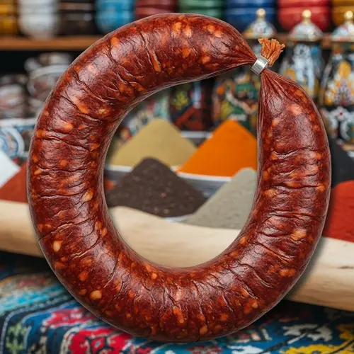 Traditional Turkish Eşek Sucuğu Sausage | Rich Flavor