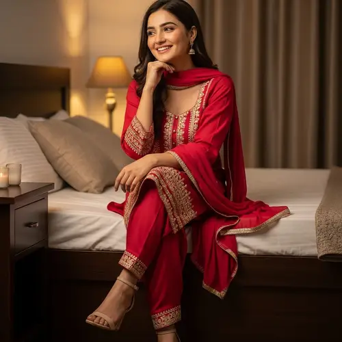 Traditional Pakistani Shalwar Kameez | Stylish & Modest Outfit
