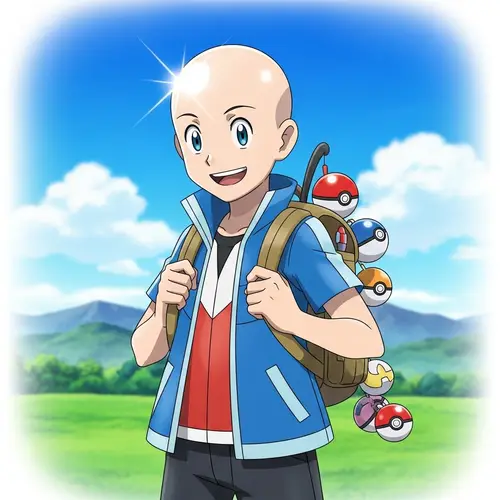 Meet Kieran: The Charismatic Pokemon Trainer with a Shiny Bald Head