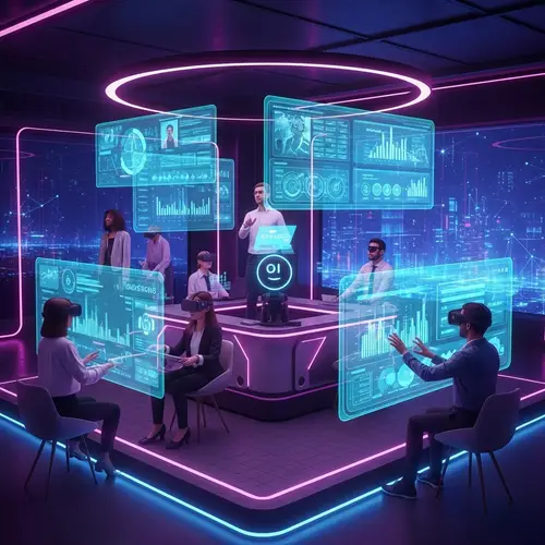 Futuristic Metaverse Marketing Firm: Data Analytics & VR Interfaces