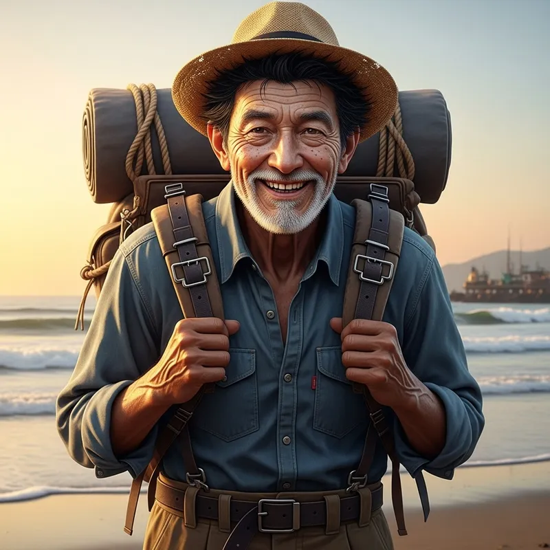 Luffy's Adventurous Style: A Vintage Look