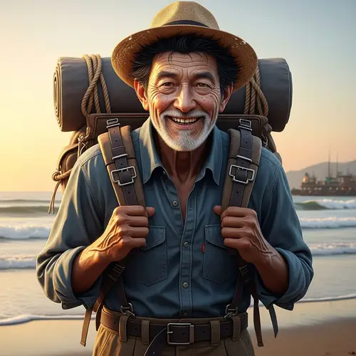 Luffy's Adventurous Style: A Vintage Look