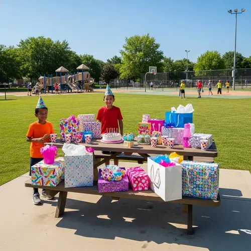8-Year-Old Boy's Park Birthday Party: Gifts, Food, and Fun