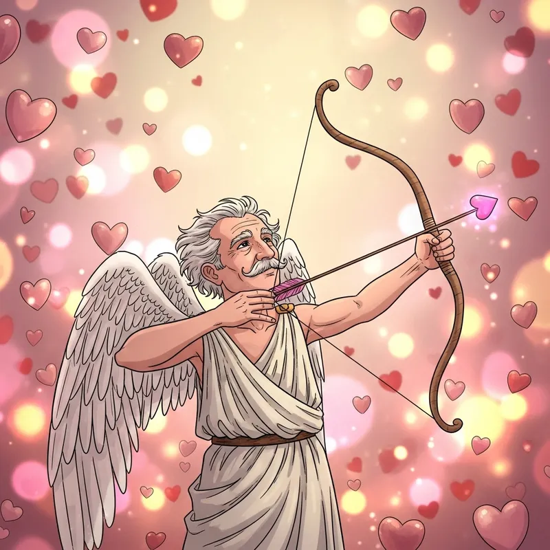 Einstein's Cupid: The Valentine's Genius