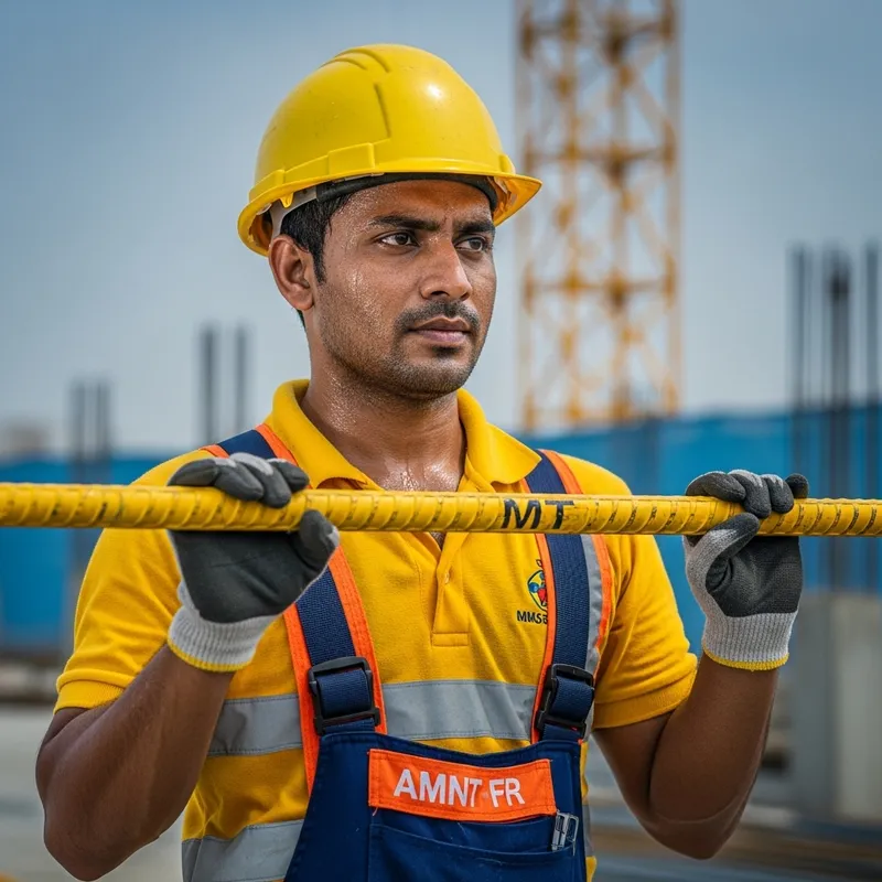 Craftsmanship and Dedication Exemplified by a Steel TMT Bar Holder