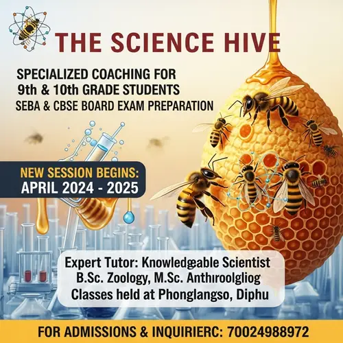 The Science Hive: Science Coaching for Class 9-10 SEBA & CBSE 2024-2025