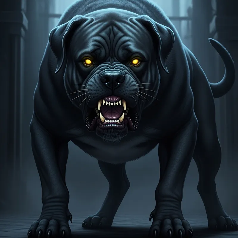Ominous Dark Dog | Loyalty & Protection Ominous Dark Dog | Loyalty & Protection