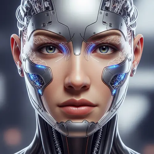 Meticulously Designed Cyborg: Artificial Intelligence & Human Features
