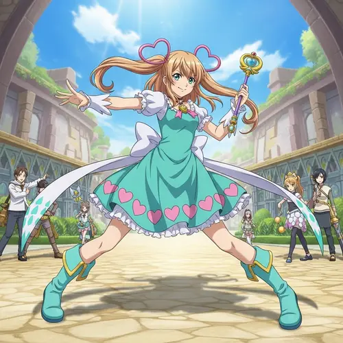 Interdimensional Battle-Themed Anime Character in Dynamic Pose