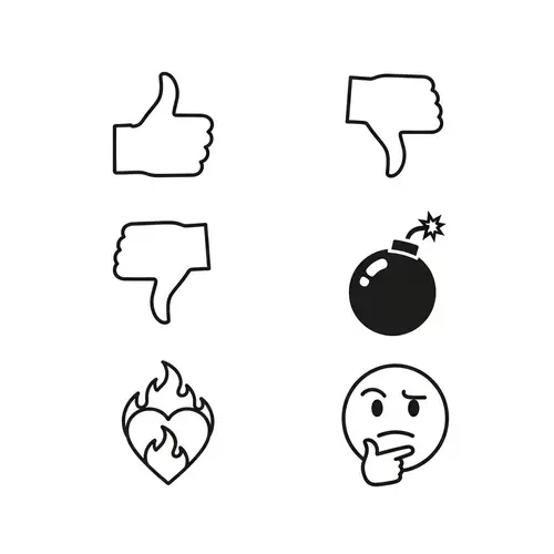 Modern Minimalist Style Emojis