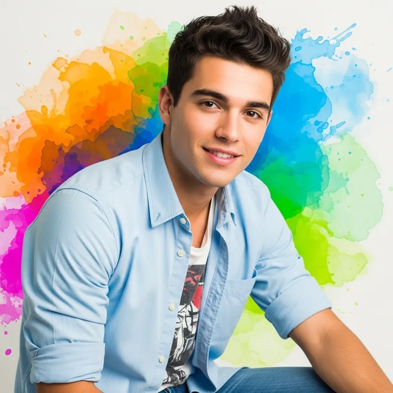 Aditya - Genuine Smile in Casual Attire - Creative Portrait