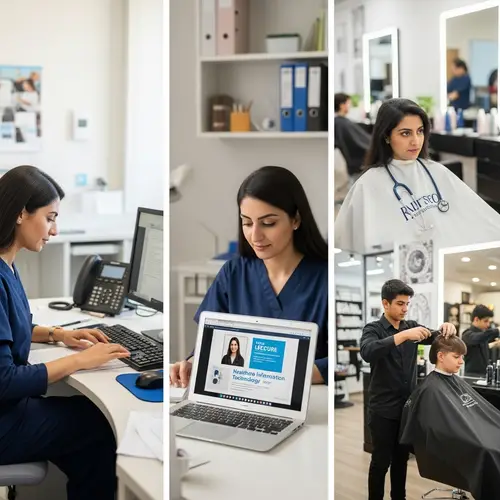 Middle-Eastern Mother: Hospital Administrator & Hairdresser