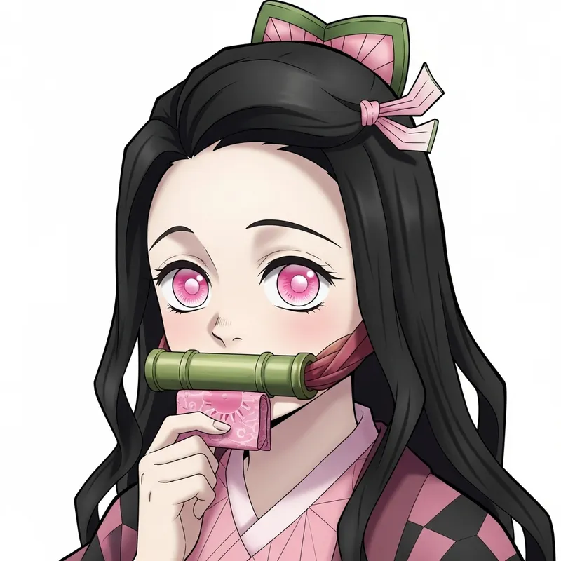 Nezuko from Demon Slayer: Elegant and Fierce Look