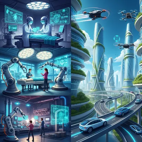 Future of Artificial Intelligence: Advanced Robots in Harmony