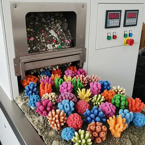 Transforming Plastic Waste into Stunning Artificial Corals