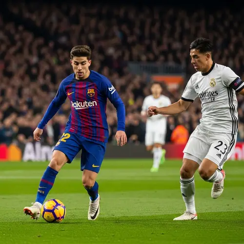 Professional Footballer Outwits Opponent in Intense Match