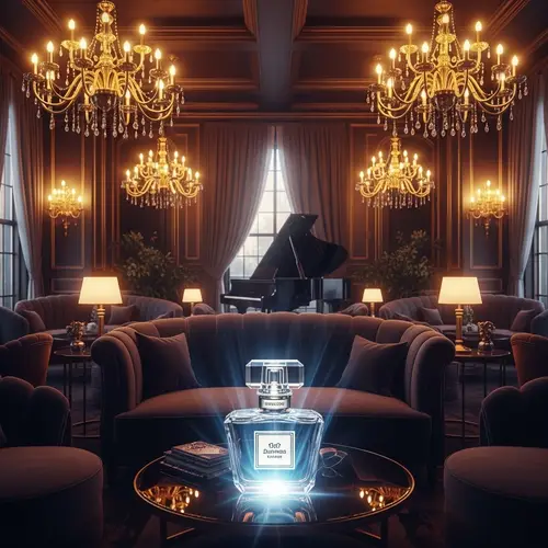 Luxurious and Opulent Scene for Generic Fragrance | Extravagant Lounge Setting