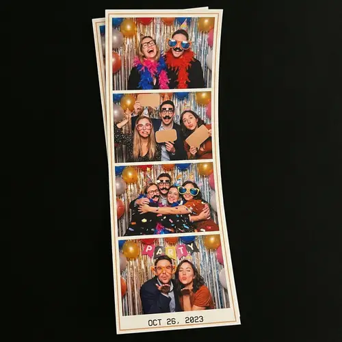Colorful Photo Booth Fun with Party Props