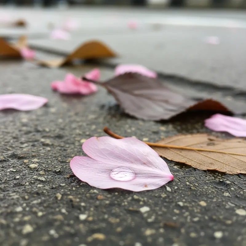 Emotion of Fallen Petals - Mesmerizing Beauty