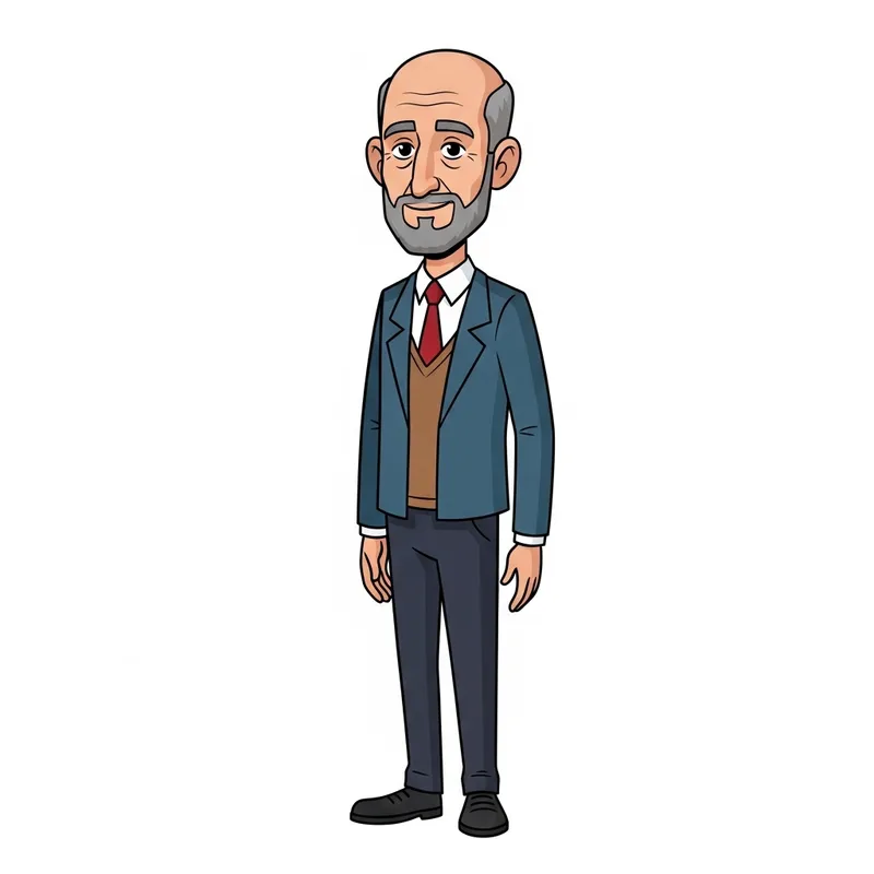 Eric - 55, Bald with Short Grey Hair, Perfectly Groomed Beard