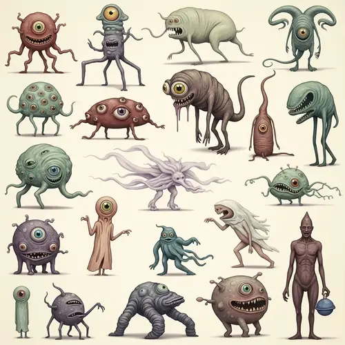 Surreal Monsters: Dreamlike & Bizarre Creatures